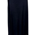 Bobeau Ribbed Knit Classic Midi Skirt Pull-On Elastic Waist Black W Medium NWOT Photo 1