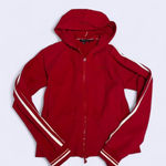 BCBGMAXAZRIA  red & white striped jacket  Photo 0