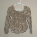 Japna  longsleeve Babydoll animal print top XS Photo 1