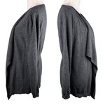 Boden Open Sweater Waterfall Cardigan Gray 10 Lightweight Photo 2