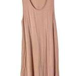 Topshop Light Dusty Pink Choker Sleeveless Swing T-Shirt Dress 4 Photo 2