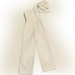 Dress the Population Tiffany One-Shoulder Jumpsuit white sz S Photo 4