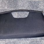 La Regale Black Fabric Evening Bag with Rope Strap Made in China 10 Inches Photo 0