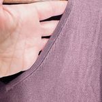 Alexander Wang Purple Brown V‎ Neck Long Sleeve Casual Shirt Women's Size Med Photo 3