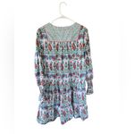 Tuckernuck Teal and Seagrass Block Print Kenzo Dress Blue Size XL Photo 2