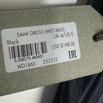 ALLSAINTS  Sami Cupro Knot Front Maxi Dress Size 0 in Black New All Saints Photo 9