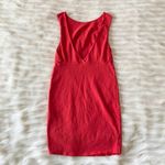 Forever 21  Red High Neck Open Back Mini Dress Sz M Photo 8