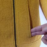 Tahari Women's Small Mustard, Yellow Solid Moto Jacket Photo 2