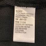 Love Sadie  smocked long sleeve peplum top black M Photo 5