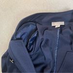 Dress Barn | Navy Blue Military Style Blazer | Large Photo 9