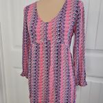 Simply Southern Babydoll Smock Mini Dress Women’s Small S Long Sleeves Photo 0