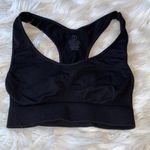 Black Nylon and Spandex Sports Bra Photo 0