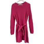 Boden NWT pink crochet knit long sleeve dress 6 Photo 12
