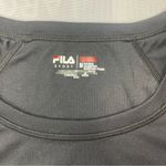 FILA  Women's Black and Green Geometric‎ Top Photo 3