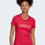 Adidas  Essential Linear Tee Size XS Pink Photo 0
