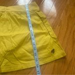The North Face spring peak hiking skort skirt pockets yellow NWT SZ MEDIUM Photo 9