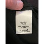 Attention  Dress Womens Medium Black Faux Leather Sleeve Sheath Knee Length Photo 12