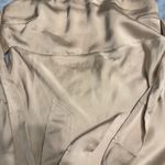 Le lis  Elegant Beige A-Line Skirt silky with tie size‎ M Photo 3