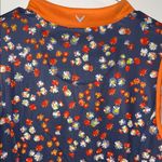 Callaway  Navy Floral Top with Orange Trim golf dress NWT XL Photo 6