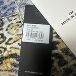 One Teaspoon Free People Bandits High Waisted Denim Shorts Leopard Print Photo 2