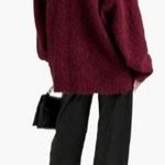 RE/DONE $550 NEW  BURGUNDY ALPACA CARDIGAN S Photo 1