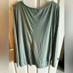 White Birch  seafoam long sleeve top Photo 1