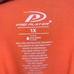 Pro Player neon orange moisture wicking athletic tank top keyhole workout Photo 5