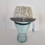 BCBGeneration  Gray Angora Blend With Grosgrain Bow Fedora Hat NWT Photo 3