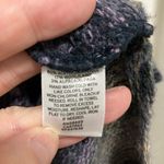 Sun & Shadow  Purple Striped Wool Blend Cowl Neck Long Sleeve Sweater Photo 4