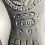 Crocs Women’s Black Ballerina Kadee Flat Shoes Size 8 Photo 1