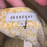 Crescent NWT  yellow floral maxi button Down skirt Photo 4