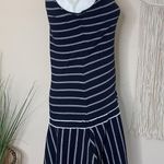 derek lam 10 crosby • layered tank nautical striped cotton sleeveless dress Blue Size 4 Photo 5