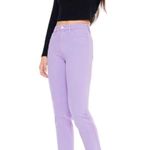 KanCan NWT Mari Ultra High Rise 90's Classic Straight Leg Lavender Jeans Size 10 Purple Photo 14