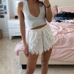 Tobi White Lace Shorts Photo 0