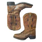 Tony Lama  Aquilla 3R2202L Brown Square Toe 11" Cowboy Western Boots Womens 6.5 Photo 7