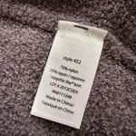 Barefoot Dreams dark gray/purple knit open front cardigan size XS/S Photo 6