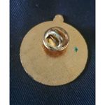 VTG Nebraska Native Chief Pinback Lions Club Bicentennial 1776 Brooch Badge Photo 3