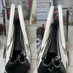 MCM Two Way Laptop/Document Bag Handbag Crossbody Saffiano Leather Excellent Photo 4