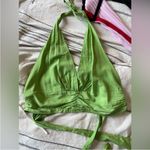 Peppermayo  Betty Halter top in lime green size 4 Photo 9