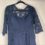 La Femme Ruched Twist Column Formal Gown Plus Size US 20 Photo 9