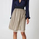 Free People  flashing lights metallic sequined skirt Photo 12