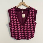 Free People NWT  Lola Top - amaranth flower combo Photo 3