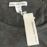 James Perse  Raglan Sweatshirt Dress Cotton Gray NWT Size 0 Photo 1