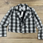 Steve Madden NWT  Black and White Plaid Blazer Photo 0