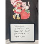 Strawberry Shortcake Graphic Sweatshirt – Size M – Gray Crewneck Top Size M Photo 3