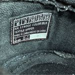 Bobs by Skechers Woven Canvas Espadrille Platform Sneakers Black Tan 6 Photo 9