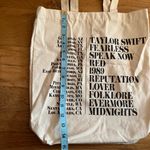 Taylor Swift  Cream Tote with Tour Design Photo 2