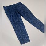 Athleta Salutation Stash Pocket II Blue/Black Printed 7/8 Legging Large Photo 4