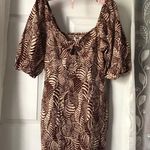 Mango New  MNG Printed mini dress with balloon sleeves, size S, size US 4 Photo 2