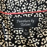 Tolani Feathers By  Pattern Open Front Cardigan Jacket Photo 6